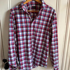 Untuckit Short Sleeve Button Down like new size large